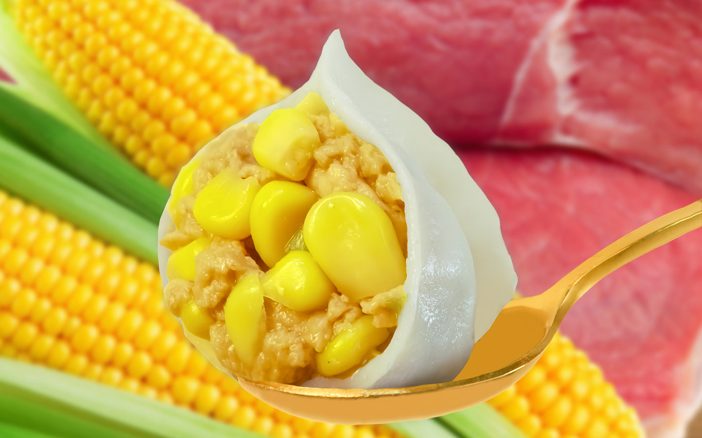 玉米鮮肉餃    Corn & Pork